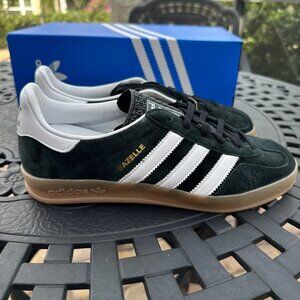 🤔🐬Adidas Originals Gazelle Indoor Black shoes